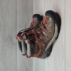 Keen Womens Targhee Mid Hiking Waterproof Leather High Sneakers boots shoes sz 8